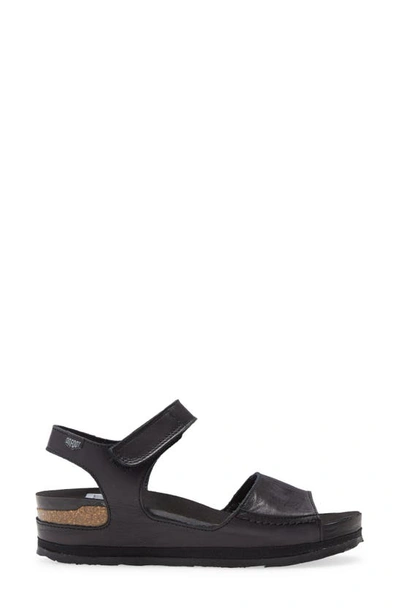 On Foot Platform Sandal In Black