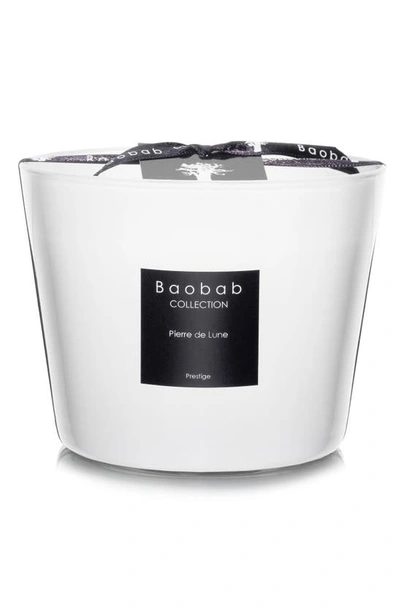 Shop Baobab Collection Les Prestigieuses Pierre De Lune Candle In White