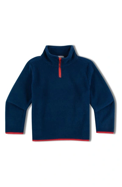 Shop Threads 4 Thought Kids' Jasper Quarter Zip Sweatshirt In Night Sky