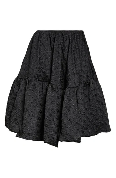 Cecilie Bahnsen Sarina Asymmetric Balloon Skirt In Black