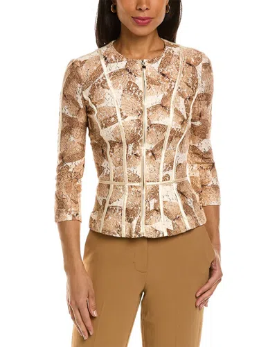 Elisabetta Franchi Jacket In Brown