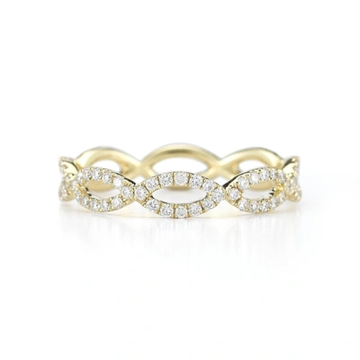 Shop Dana Rebecca Designs Sophia Ryan Infinity Ring In Yellow Gold