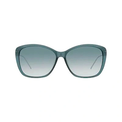 Shop Dkny Dk 702s 319 Womens Butterfly Sunglasses In Blue