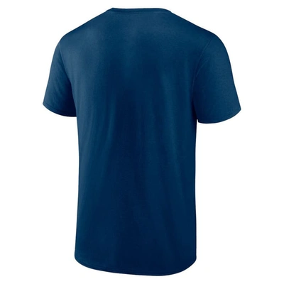 Shop Fanatics Branded Navy/orange Chicago Bears Player Pack T-shirt Combo Set