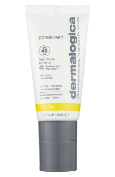 Shop Dermalogica Porescreen Spf 40 Blurring + Hint Of Tint Mineral Sunscreen