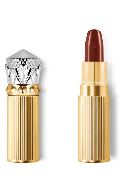 Shop Christian Louboutin Rouge Louboutin Silky Satin On The Go Lipstick In Hazel Dream 435