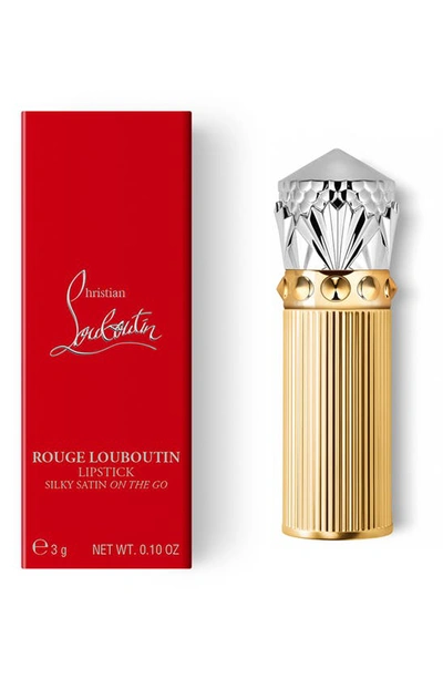 Shop Christian Louboutin Rouge Louboutin Silky Satin On The Go Lipstick In Hazel Dream 435