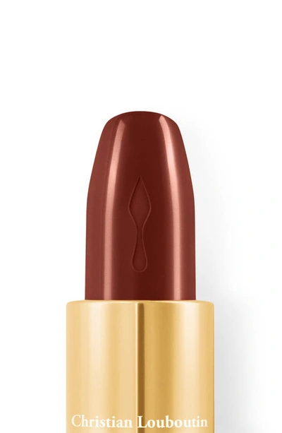 Shop Christian Louboutin Rouge Louboutin Silky Satin On The Go Lipstick In Hazel Dream 435