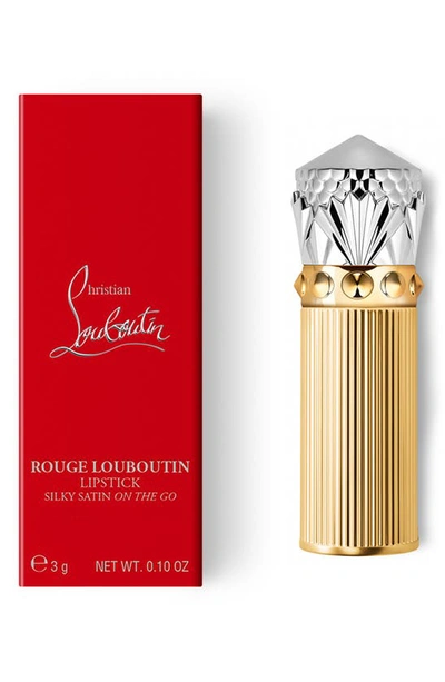 Christian Louboutin Louboutin Rouge Silky Satin On The Go Lipstick In Rouge Louboutin 001