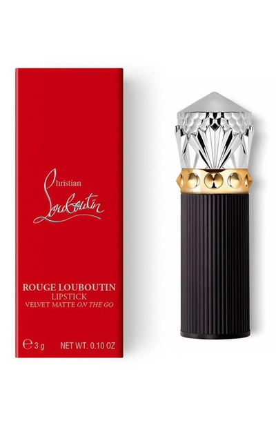 Shop Christian Louboutin Rouge Louboutin Velvet Matte On The Go Lipstick In Milky Light 342