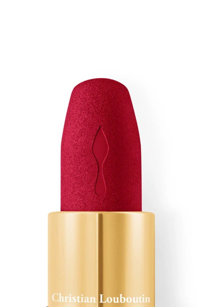 Shop Christian Louboutin Rouge Louboutin Velvet Matte On The Go Lipstick In Rouge Louboutin 001