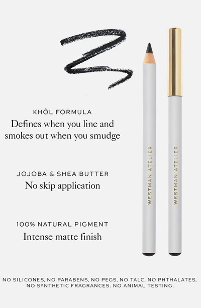 Westman Atelier Eye Love You Clean Kôhl Eyeliner Pencil Khol Noir 0.01 oz / 0.34 G In Khl Noir