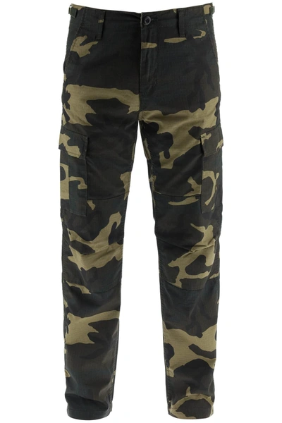 Carhartt Khaki Camouflage Aviation Cargo Pants In Brown | ModeSens