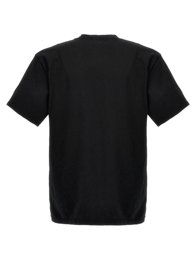 Shop Undercover Flocked Print T-shirt Black