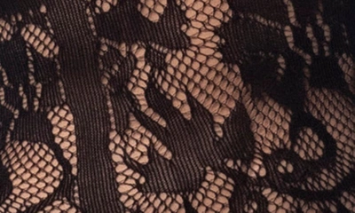 Mapalé Mapale Fishnet Basque, Thong & Stockings Set In Black