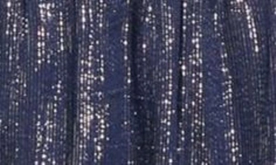 Ramy Brook Bridgid Sleeveless Twist-front Silk Jumpsuit In Spring Navy Subtle Silk