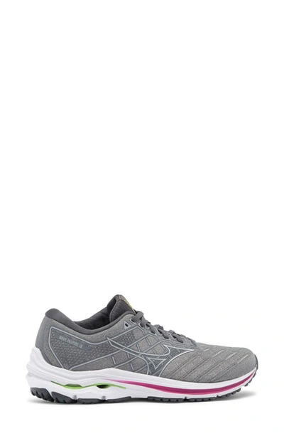 Shop Mizuno Wave Inspire 18 Running Shoe In Ultimate Grey-silver