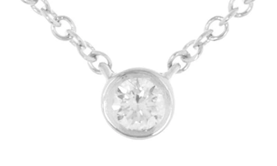 Bony Levy 18k Gold Diamond Station Necklace In 18k White Gold