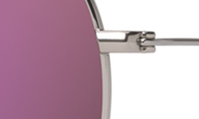 Shop Maui Jim Mavericks 61mm Mirrored Polarizedplus2® Aviator Sunglasses In Rose Gold/ Maui Sunrise