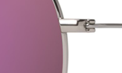 Maui Jim Mavericks 61mm Mirrored Polarizedplus2® Aviator Sunglasses In Rose Gold/ Maui Sunrise