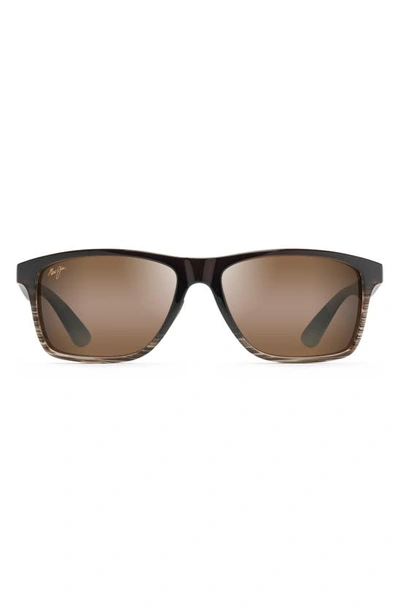 Maui Jim Onshore 58mm Polarized Sunglasses In Chocolate Fade