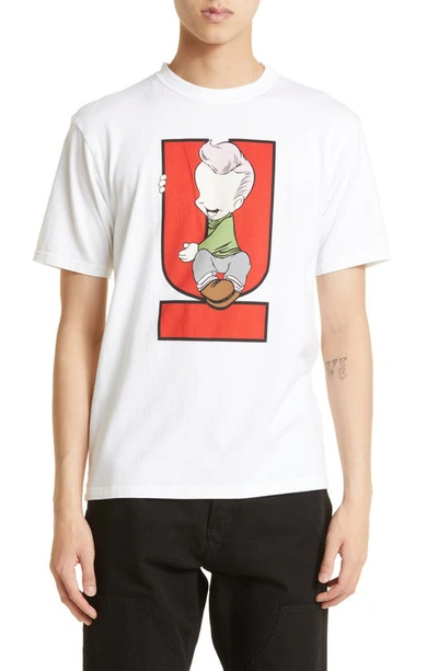 Shop Undercover Graphic T-shirt In White