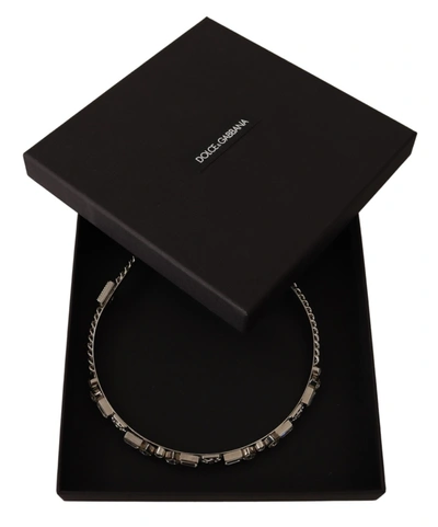 Shop Dolce & Gabbana Silver Plating Alloy Crystals Inlays Women's Diadem