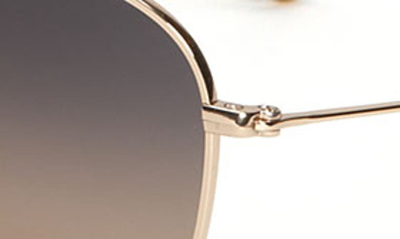 Maui Jim Cliff House 59mm Polarized Aviator Sunglasses In Gold