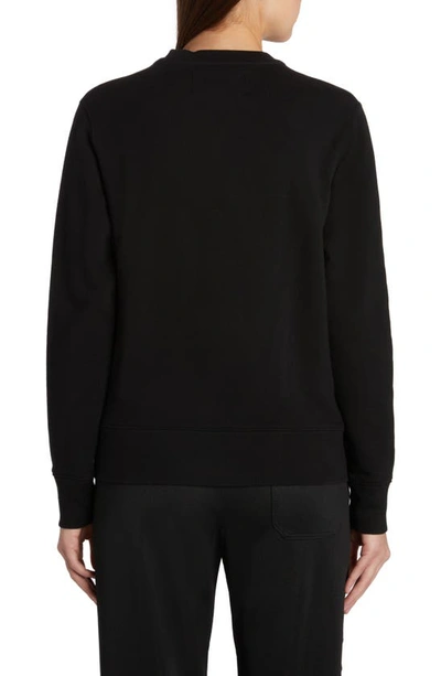 Golden Goose Athena Crewneck Star Sweatshirt In Black