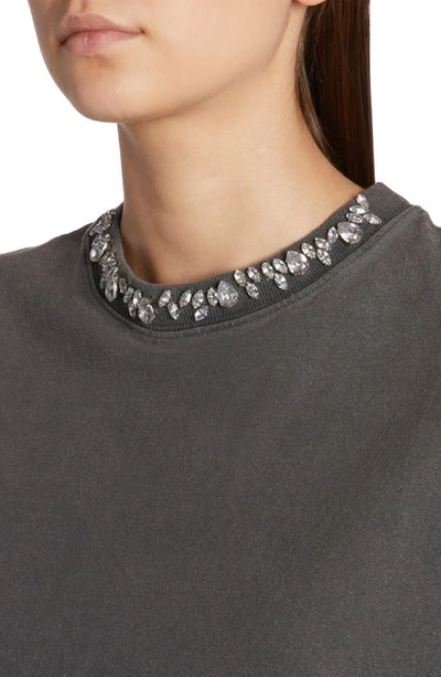 Golden Goose Db Isabel T-shirt Anthracite In Anthracite