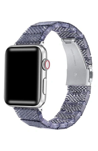 The Posh Tech 38mm Resin Link Apple Watch Band In Fishnet