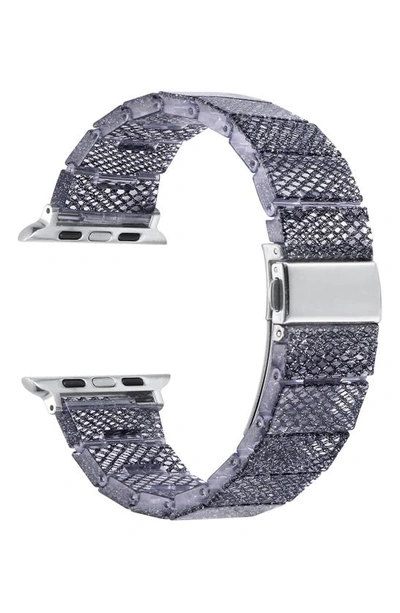 The Posh Tech 38mm Resin Link Apple Watch Band In Fishnet