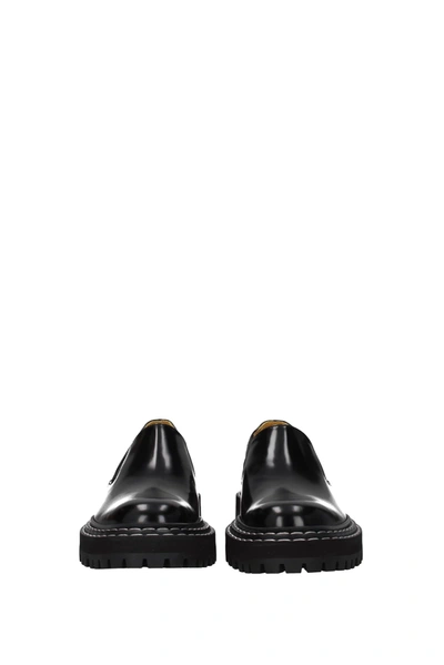 Shop Proenza Schouler Loafers Leather Black
