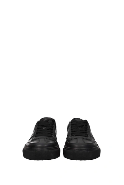 Shop Tod's Sneakers Leather Black
