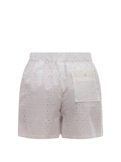 Shop Kenzo Paris Shorts In White