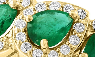 Shop Effy 14k Gold Diamond & Emerald Ring