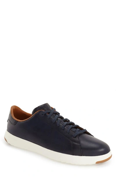 Shop Cole Haan Grandpro Low Top Sneaker In Blazer Blue Leather