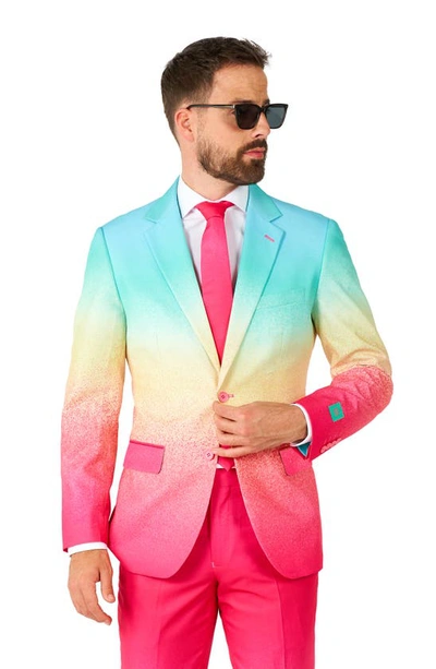 Shop Opposuits Funky Fade 3-piece Suit Set In Pink