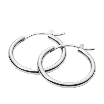 Shop Fossil Women's Stainless Steel Hoop Earring In Multi