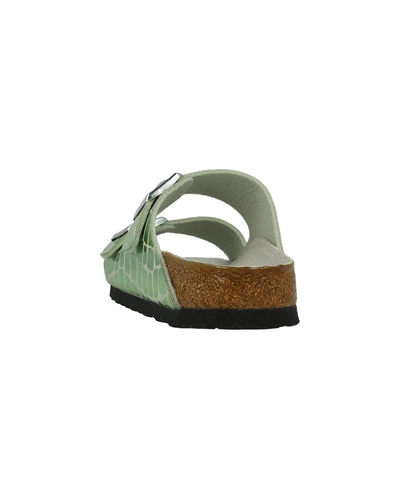 Shop Birkenstock Women's Arizona Gleam Sandal In Green