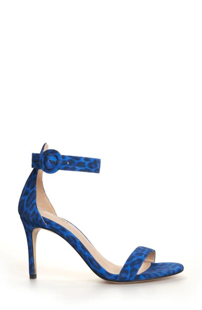Shop L Agence Gisele Sandal In Cobalt Blue