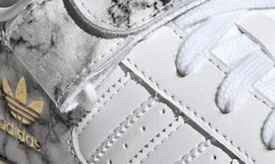 Shop Adidas Originals Forum Bonega Platform Sneaker In White/ White/ Gold Metal