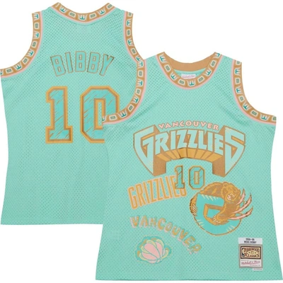 Vancouver Grizzlies Mike Bibby Teal jersey-NBA NWT by Mitchell & Ness