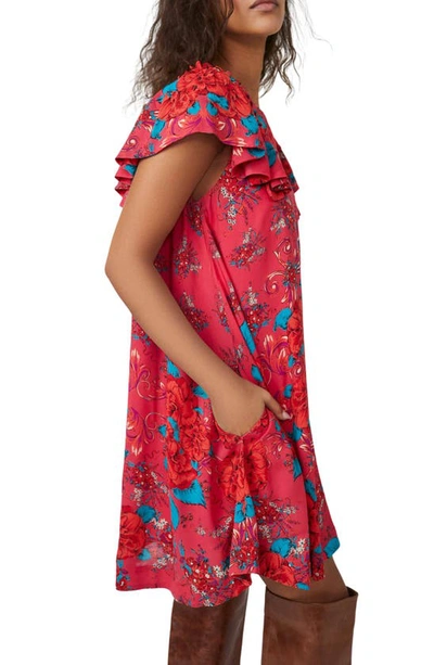 Shop Free People Yara Patterned Dress In Rose Combo