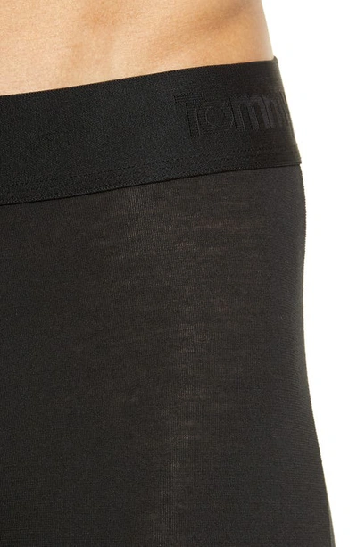 Shop Tommy John Second Skin 6-inch Boxer Briefs In Black