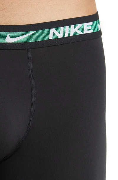 Shop Nike 3-pack Dri-fit Ultra Stretch Micro Boxer Briefs In Black Multi