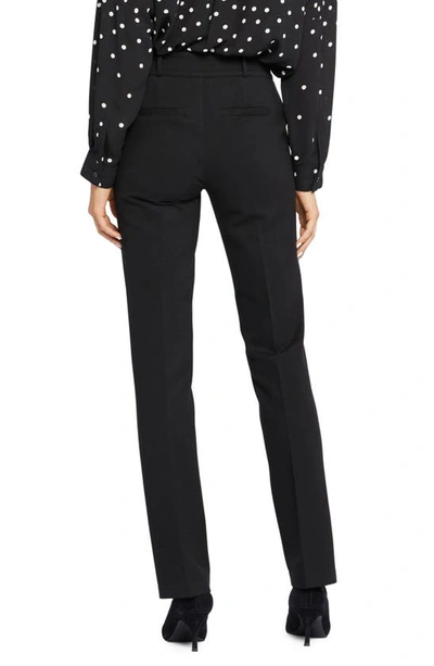 Nydj Marilyn Straight-leg Jeans In Black