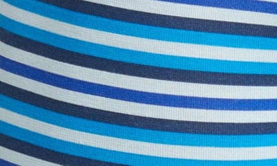 Shop Tommy John Second Skin 4-inch Boxer Briefs In Crystal Blue Globe Stripe