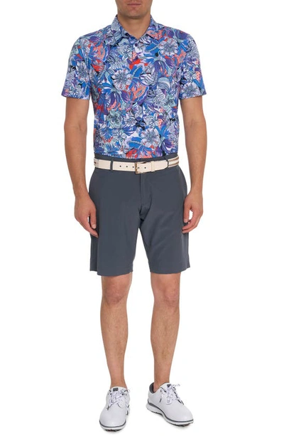 Robert Graham Roxberry Performance Polo In Purple