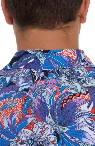 Robert Graham Roxberry Performance Polo In Purple